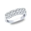 Anillo de oro blanco y diamantes de 1.17 quilates