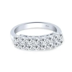 Anillo de oro blanco y diamantes de 1.17 quilates