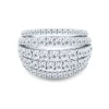 Anillo de oro blanco y diamantes talla brillante 2.63 quilates