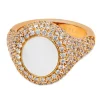 Anillo de oro rosa y diamantes de 1.46 quilates