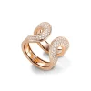 Anillo Mattioli Aruba en oro rosa 18k y diamantes 0.77 quilates