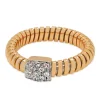 Anillo oro rosa y diamantes de 0.13 quilates