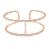 Brazalete de oro rosa y diamantes 1.34 quilates