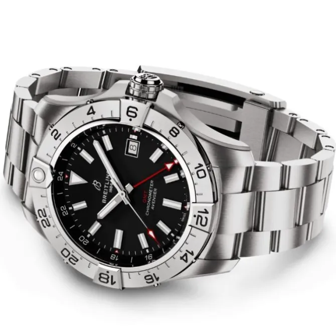 Breitling Avenger GMT Automatico Negro 44mm