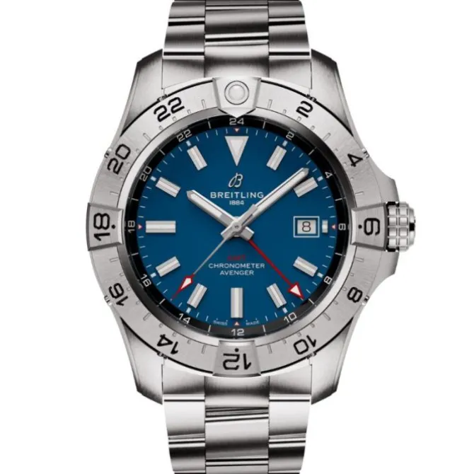 Breitling Avenger GMT Automatico Azul 44mm
