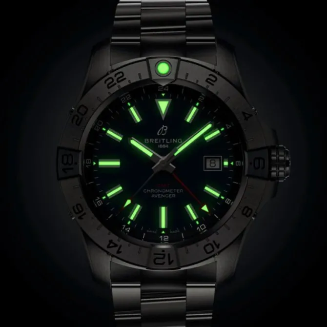Breitling Avenger GMT Automatico Azul 44mm