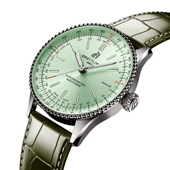 Breitling Navitimer Automatico Verde 36mm A17327361L1P1