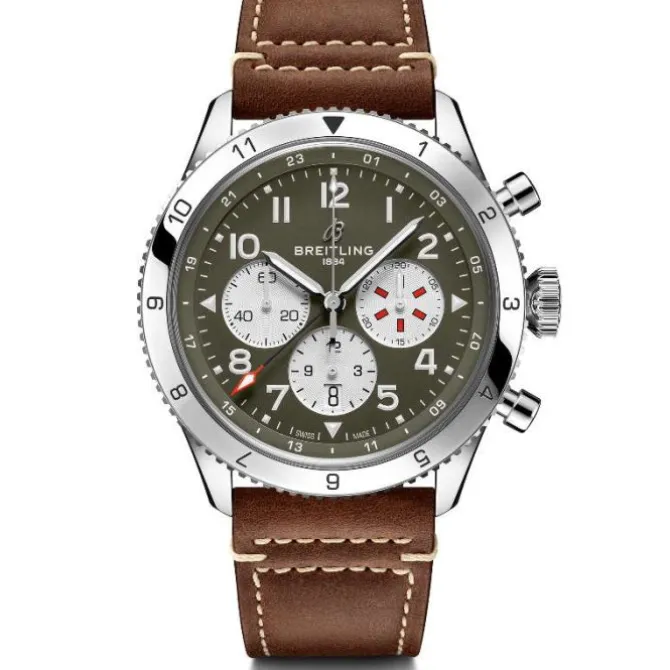 Breitling Super AVI Chronograph GMT 46 mm Curtiss Warhawk AB04452A1L1X1
