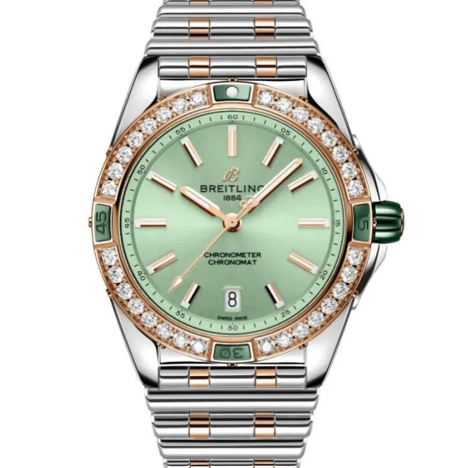 Breitling Super Chronomat Automático Acero y Oro Rosa 38mm