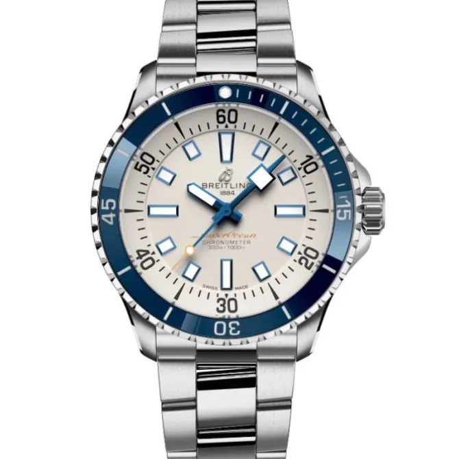 Breitling Superocean Automatico 42 mm Blanco