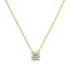 Colgante de oro amarillo y diamante 0.30 quilates