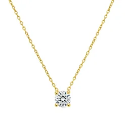 Colgante de oro amarillo y diamante 0.30 quilates