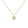Colgante de oro amarillo con diamante 0,07 quilates