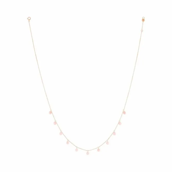 Collar La Brune & La Blonde Polka 11 opalinas rosas