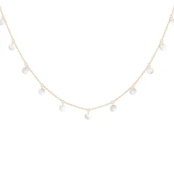 Collar La Brune & La Blonde Polka 11 madre perla blanco