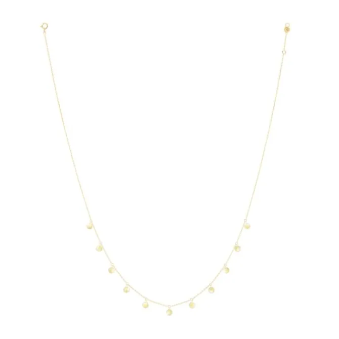 Collar La Brune & La Blonde Polka 11 madre perla oro amarillo