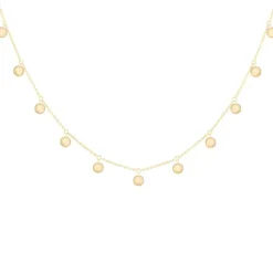 Collar La Brune & La Blonde Polka 11 pirita oro amarillo