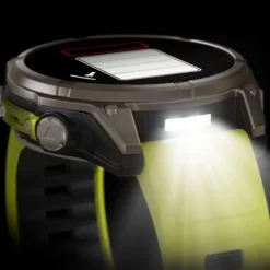 Garmin Fenix 8 47mm Solar Zafiro Titanio Correa Amarilla