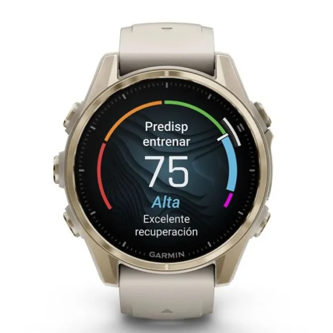 Garmin Fēnix® 8 43 mm AMOLED Sapphire Dorado 010-02903-11