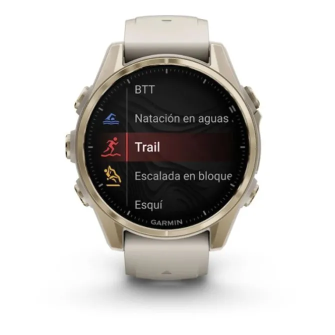 Garmin Fēnix® 8 43 mm AMOLED Sapphire Dorado 010-02903-11