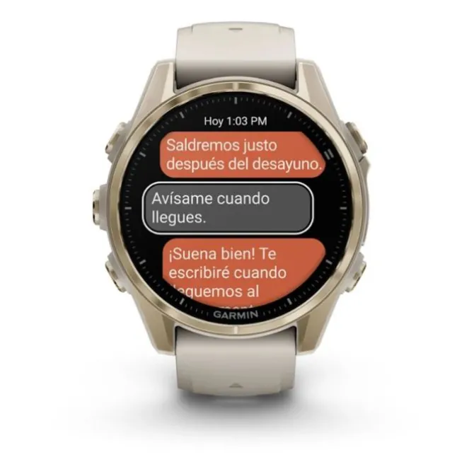 Garmin Fēnix® 8 43 mm AMOLED Sapphire Dorado 010-02903-11