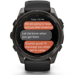 Garmin Fénix 8 51mm Amoled DLC Gris Carbón Zafiro