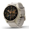 Garmin Fénix 8 43mm Amoled Zafiro Cuero Beige