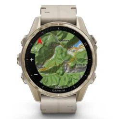 Garmin Fénix 8 43mm Amoled Zafiro Cuero Beige