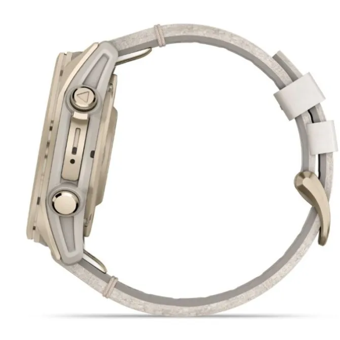 Garmin Fénix 8 43mm Amoled Zafiro Cuero Beige