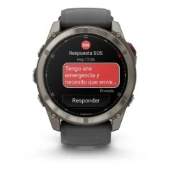Garmin Fénix 8 51mm Zafiro Titanio DLC Silicona 010-03199-11