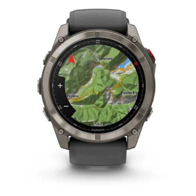 Garmin Fénix 8 51mm Zafiro Titanio DLC Silicona 010-03199-11