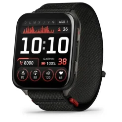 Garmin Venu X1 Titanio Correa de Nailon Negra 010-02980-02