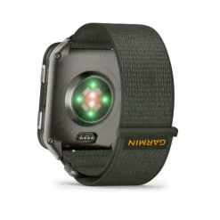 Garmin Venu X1 Titanio Correa de Nailon Verde 010-02980-03