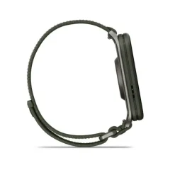 Garmin Venu X1 Titanio Correa de Nailon Verde 010-02980-03