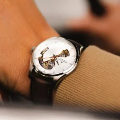 Hamilton Jazzmaster Open Heart Automatico Plata 40 mm