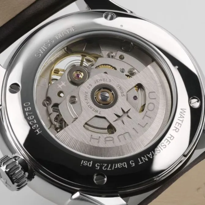 Hamilton Jazzmaster Open Heart Automatico Plata 40 mm