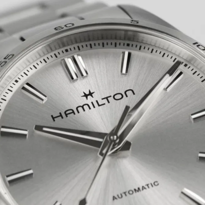 Hamilton Jazzmaster Performer Automatico 34 mm Plata