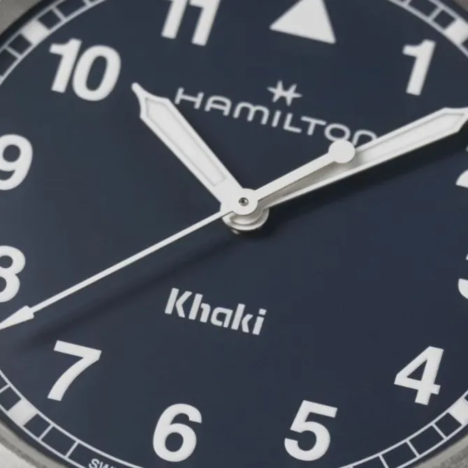 Hamilton Khaki Field Azul Cuarzo 38mm