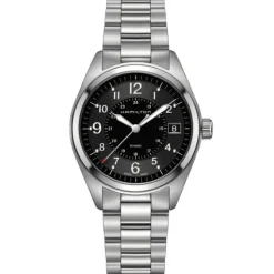 Hamilton Khaki Field Cuarzo 40 mm Acero Negro