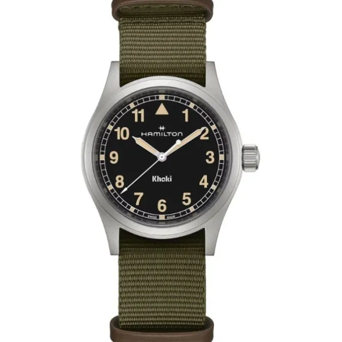 Hamilton Khaki Field Cuarzo 38 mm Negro