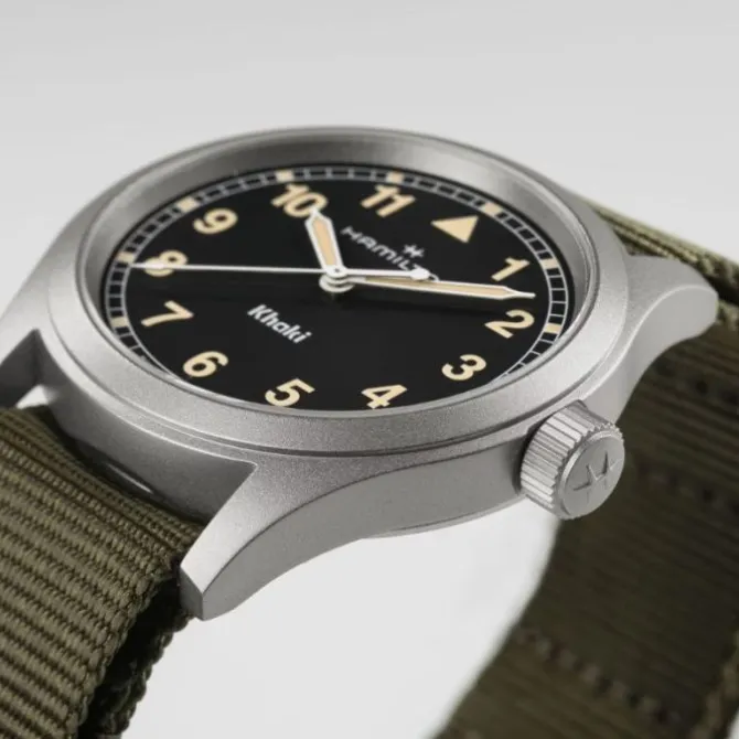 Hamilton Khaki Field Cuarzo 38 mm Negro