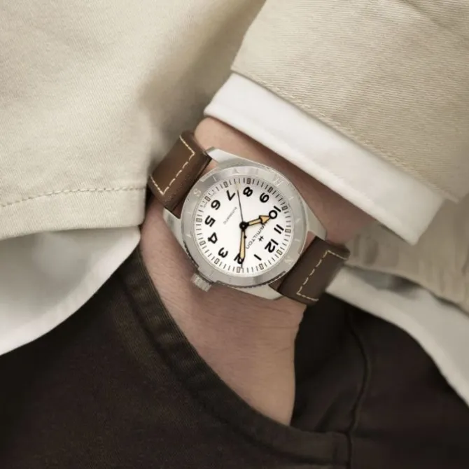 Hamilton Khaki Field Expedition Automatico Blanco 41 mm