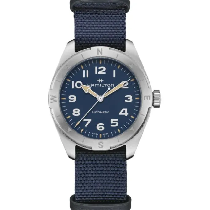 Hamilton Khaki Field Expedition Automatico Azul 41 mm