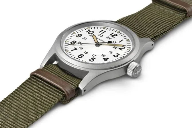 Hamilton Khaki Field Mecanico Esfera Blanca 38mm