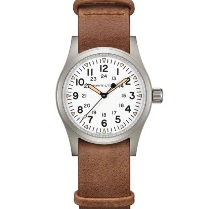 Hamilton Khaki Field Mecanico Cuero 38 mm