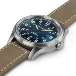 Hamilton Khaki Field Titanio Automático Azul 42mm