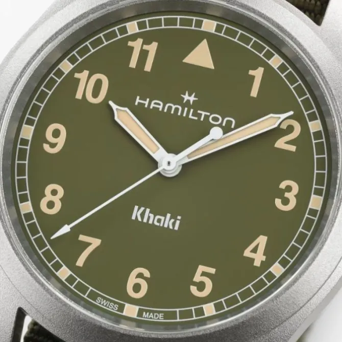 Hamilton Khaki Field Verde Cuarzo 38mm