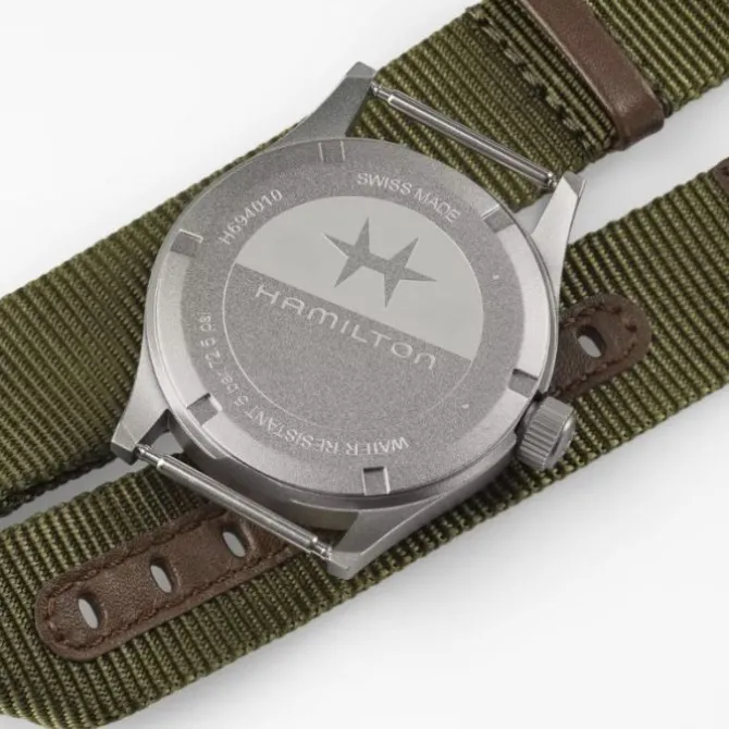 Hamilton Khaki Field Verde Cuarzo 38mm