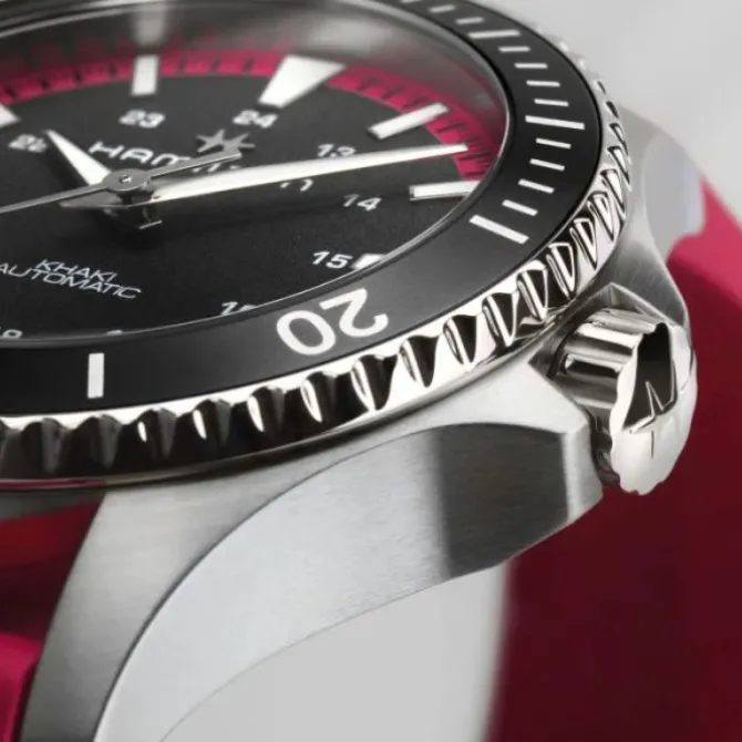 Hamilton Khaki Navy Scuba Rosa Automatico 40 mm