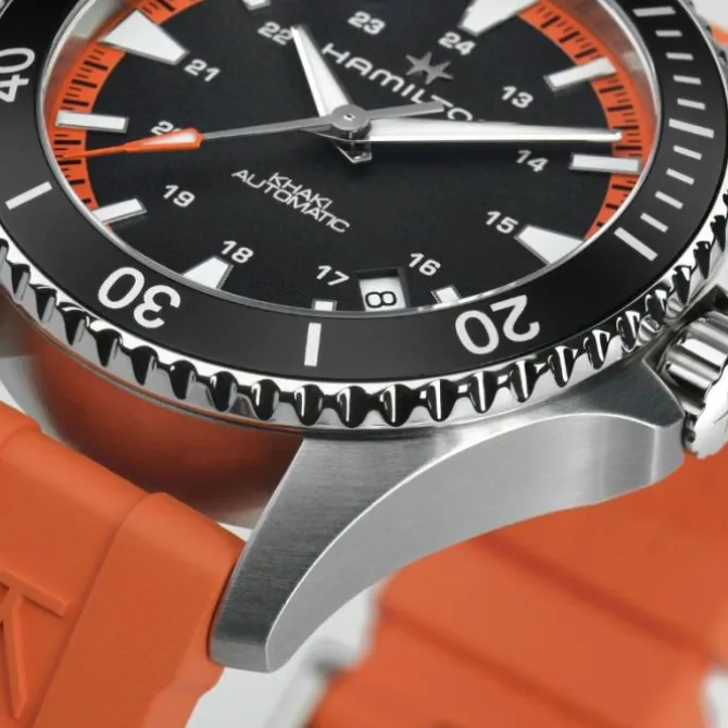 Hamilton Khaki Navy Scuba Naranja Automatico 40 mm